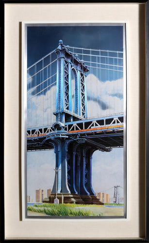 Manhattan Bridge Screenprint | Richard Haas,{{product.type}}