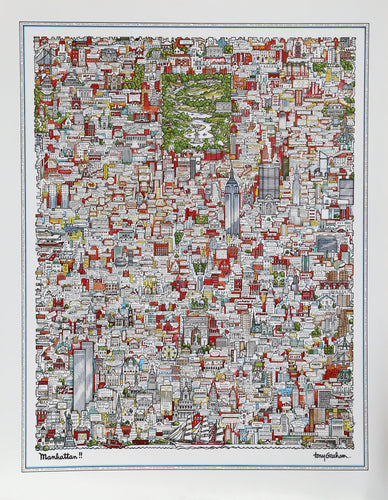 Manhattan!! Poster | Tony Graham,{{product.type}}