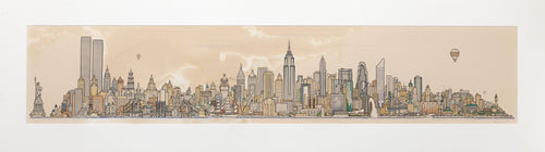 Manhattan Skyline Lithograph | Tony Graham,{{product.type}}