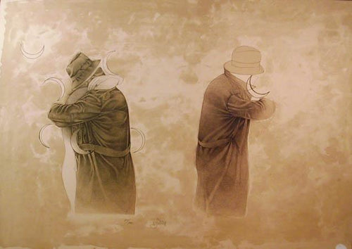 Mann im Mond (Man in the Moon) Lithograph | Bruno Bruni,{{product.type}}