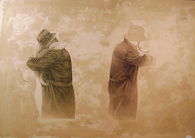 Mann im Mond (Man in the Moon) Lithograph | Bruno Bruni,{{product.type}}