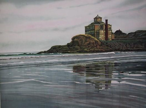 Mansion at the Shore Lithograph | Joseph Correale,{{product.type}}