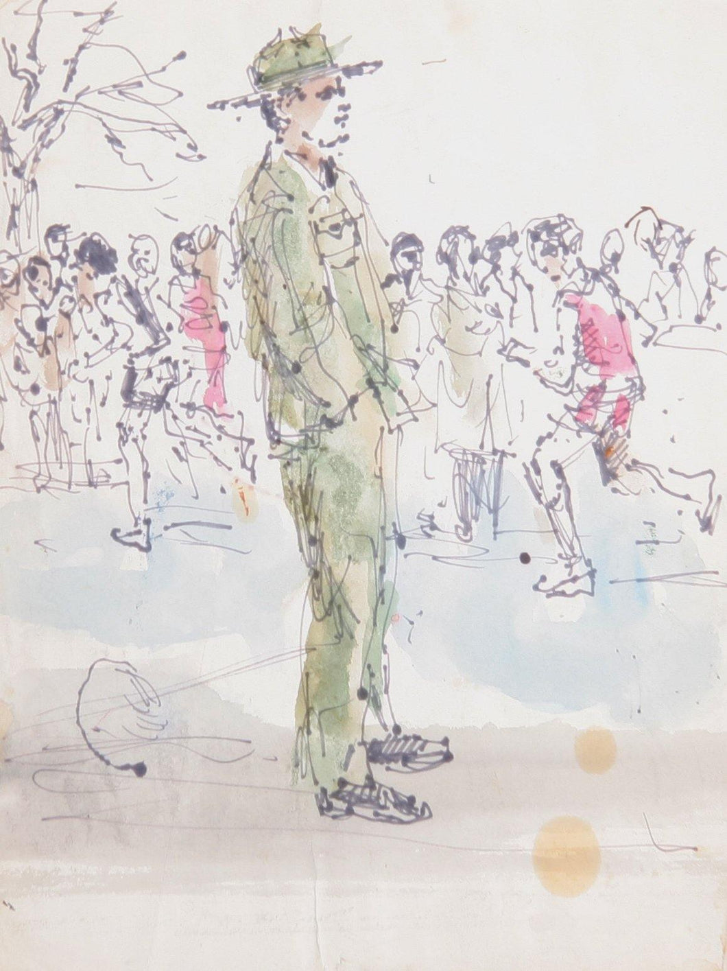 Marathon Guard / Bear Watercolor | Marshall Goodman,{{product.type}}