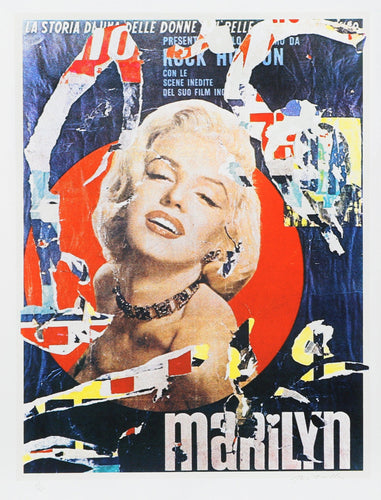 Marilyn 3 Screenprint | Mimmo Rotella,{{product.type}}