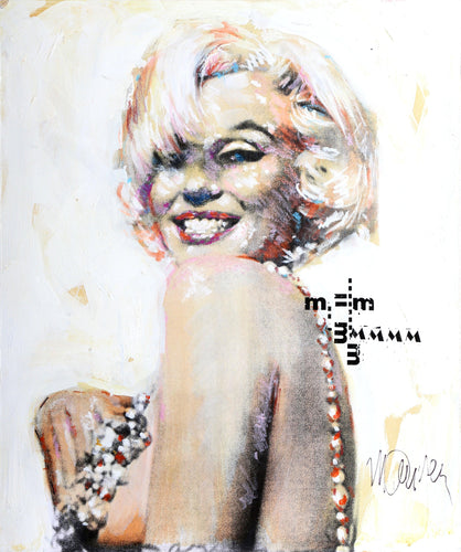 Marilyn Monroe 2 Mixed Media | Sid Maurer,{{product.type}}