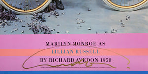 Marilyn Monroe as Lillian Russell poster | Richard Avedon,{{product.type}}