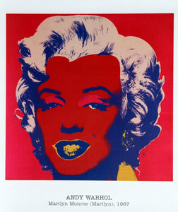 Marilyn (Red) Poster | Andy Warhol,{{product.type}}