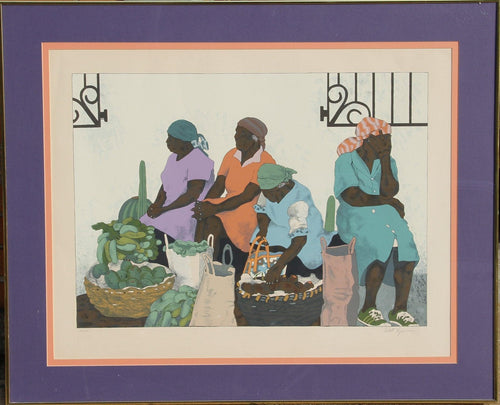 Market Day Lithograph | Robert Ryder,{{product.type}}