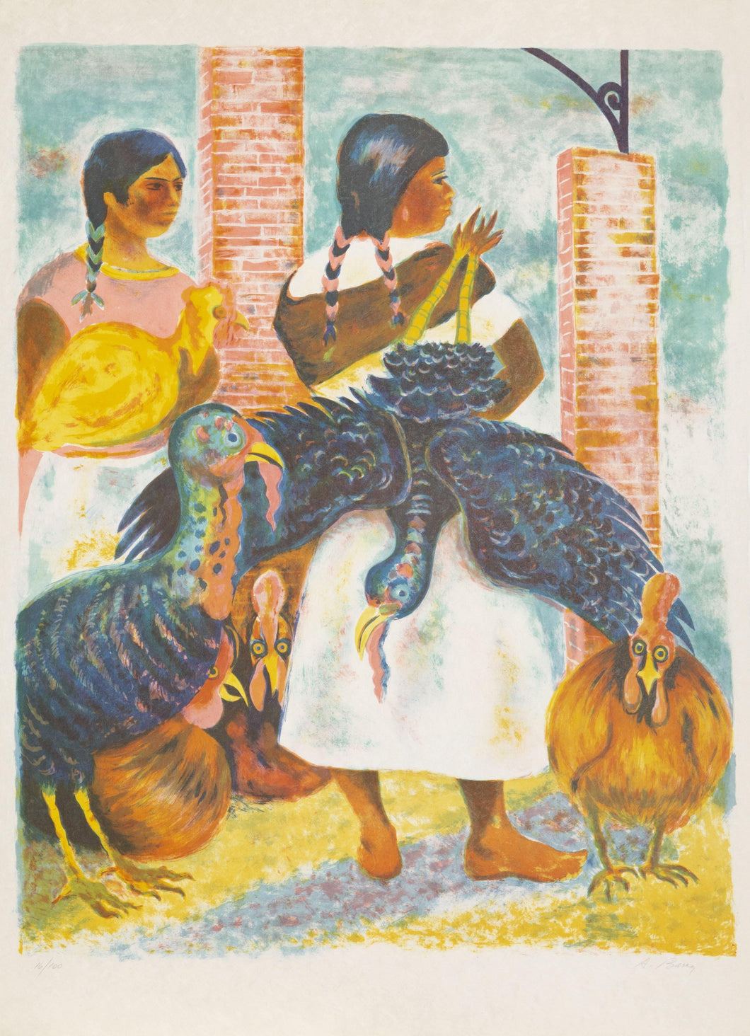 Market Women Lithograph | Anna Barry,{{product.type}}