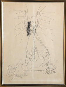Martha Graham - Cave of the Heart Lithograph | Tina Mackler,{{product.type}}