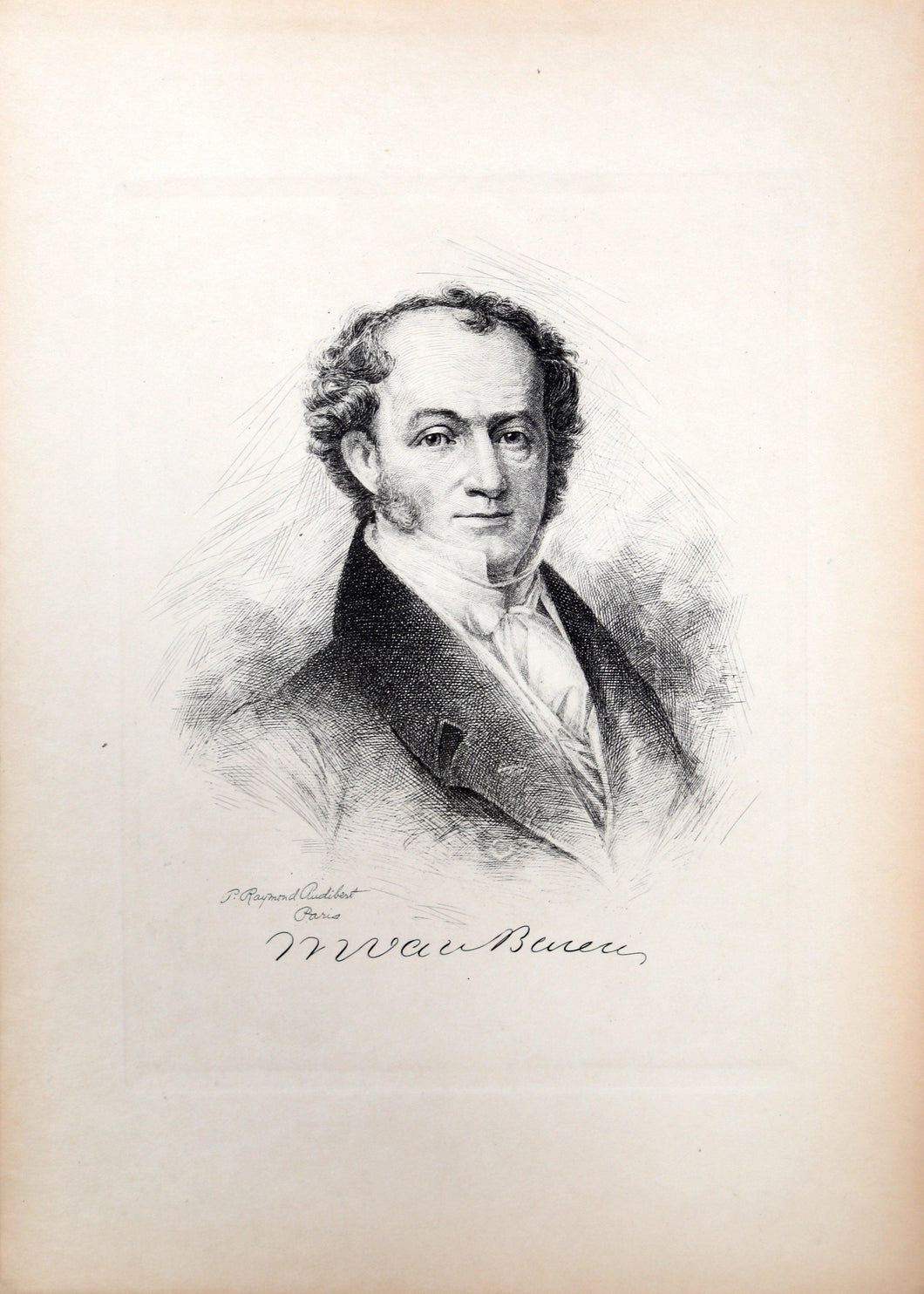 Martin Van Buren from The Presidents of the United States Etching | P. Raymond Audibert,{{product.type}}