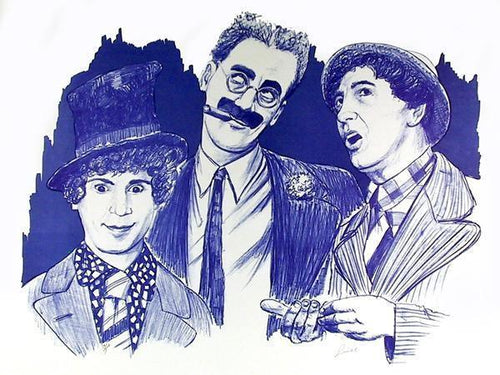 Marx Brothers Lithograph | Lanse (aka Glen Fortune Banse),{{product.type}}
