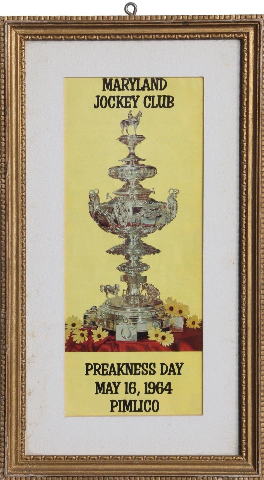 Maryland Jockey Club - Preakness Day Pimlico Ephemera | Unknown Artist,{{product.type}}