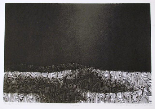 Masada 1 Woodcut | Walter Feldman,{{product.type}}