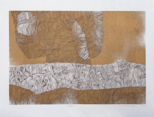 Masada 4 Woodcut | Walter Feldman,{{product.type}}