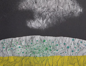 Masada 5 Woodcut | Walter Feldman,{{product.type}}