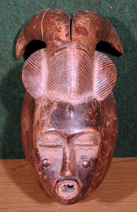 Mask with Horns Wood | African or Oceanic Objects,{{product.type}}