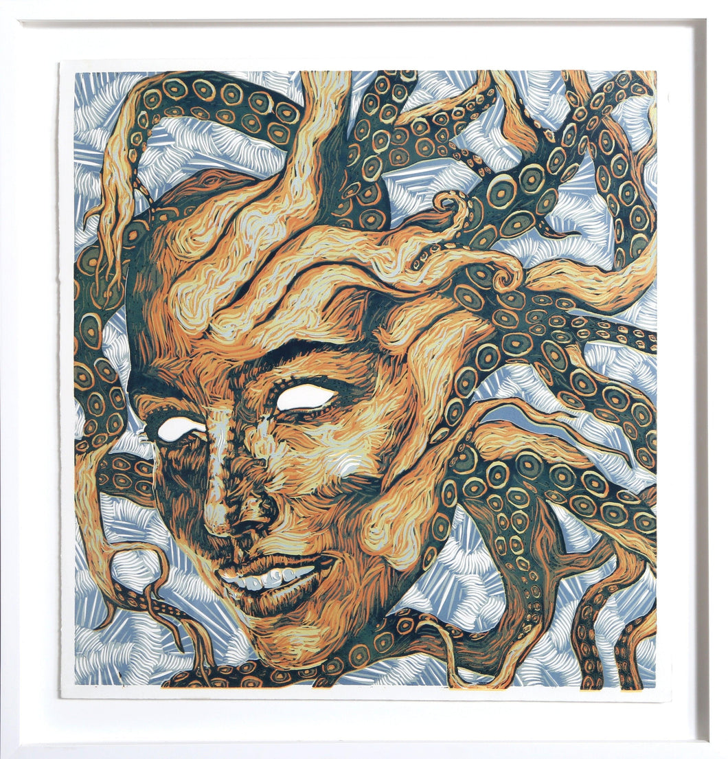 Masquerade: Octopus Screenprint | Kevin Reed,{{product.type}}