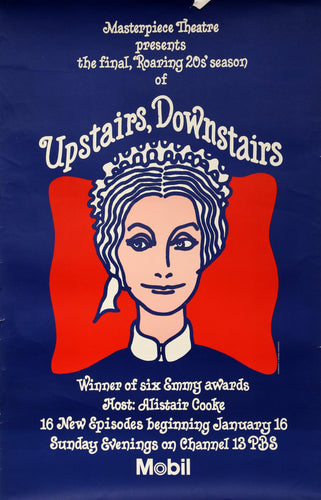 Masterpiece Theater - Upstairs Downstairs Poster | Ivan Chermayeff,{{product.type}}