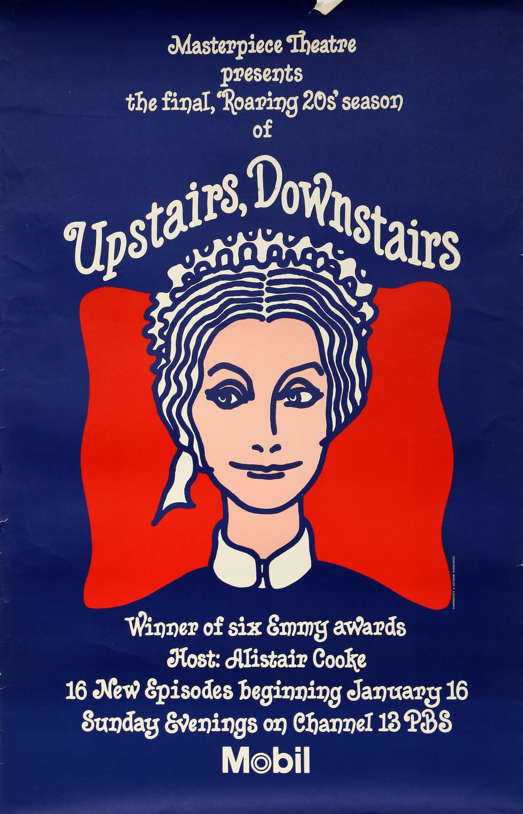 Masterpiece Theater - Upstairs Downstairs Poster | Ivan Chermayeff,{{product.type}}