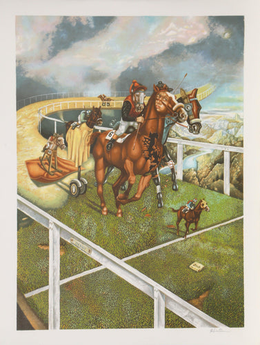 Materialistic Race Screenprint | Israel Rubinstein,{{product.type}}