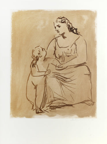 Maternité Lithograph | Pablo Picasso,{{product.type}}