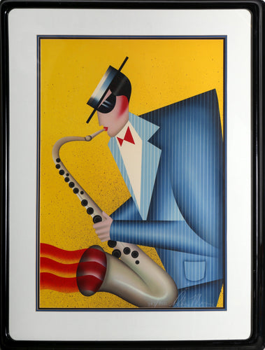 Max The Sax Screenprint | Robin Morris,{{product.type}}