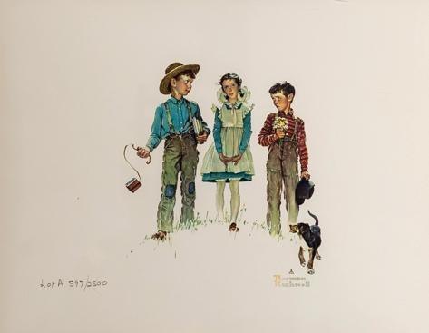 Me and My Pal - A Lithograph | Norman Rockwell,{{product.type}}