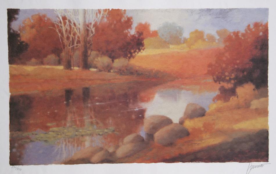Meadows and Ponds II Lithograph | Max Hayslette,{{product.type}}