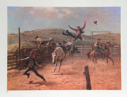 Meanwhile Back at the Ranch Lithograph | Duane Bryers,{{product.type}}
