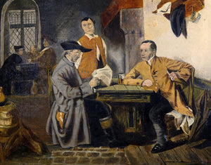 Meeting at the Table Oil | Unknown Artist,{{product.type}}