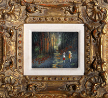 Meeting in the Woods Enamel | Unknown Artist,{{product.type}}