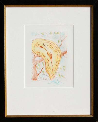 Melting Clock Etching | Salvador Dalí,{{product.type}}