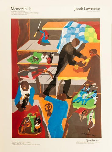 Memorabilia at Vassar College Exhibition Poster | Jacob Lawrence,{{product.type}}