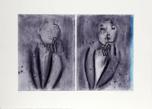 Memories in Blue Etching | Jan Rauchwerger,{{product.type}}