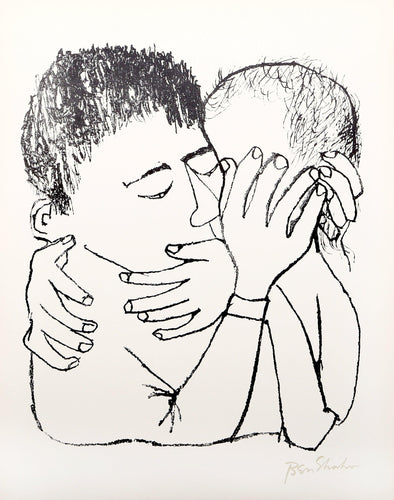 Memories of Many Nights of Love from the Rilke Portfolio Lithograph | Ben Shahn,{{product.type}}