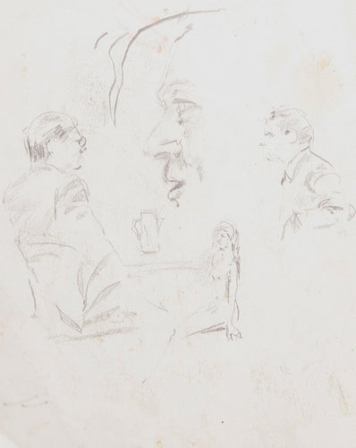 Men Figure Studies with Nude Pencil | Marshall Goodman,{{product.type}}