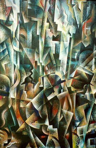 Men in Hats Oil | Jessica Rice,{{product.type}}