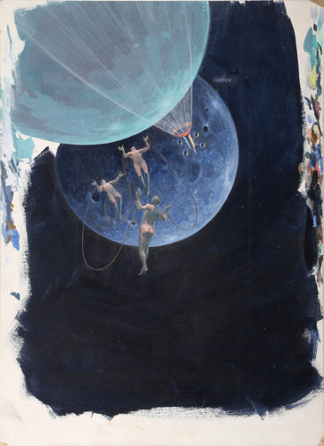 Men on the Moon Mixed Media | O'Brien,{{product.type}}