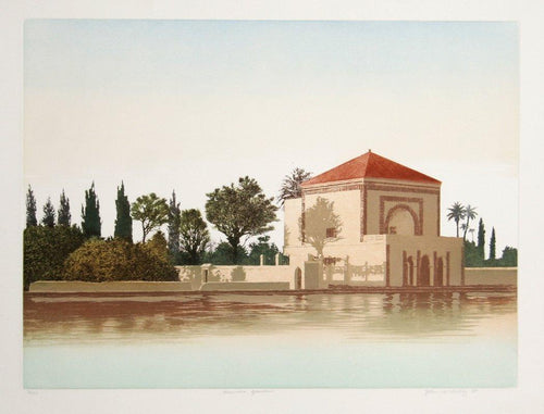 Menara Gardens Etching | John McNulty,{{product.type}}