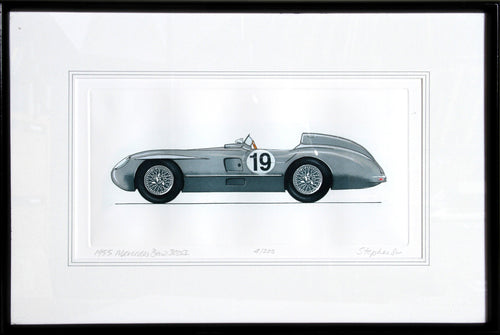 Mercedes Benz  300 SL Lithograph | Stephenson,{{product.type}}