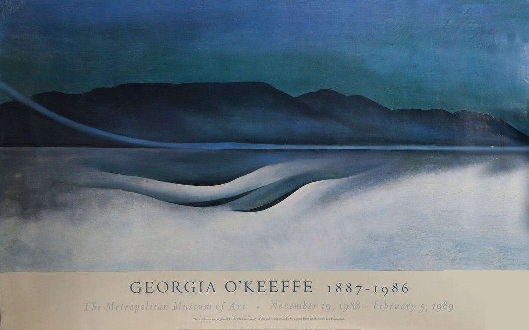 Metropolitan Museum of Art Exhibition (Lake George) Poster | Georgia O'Keeffe,{{product.type}}