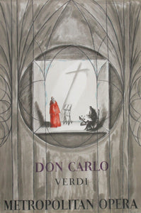 Metropolitan Opera, Don Carlo by Verdi Poster | Rolf Gerard,{{product.type}}