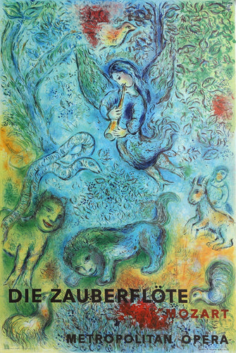 Metropolitan Opera, The Magic Flute Poster | Marc Chagall,{{product.type}}