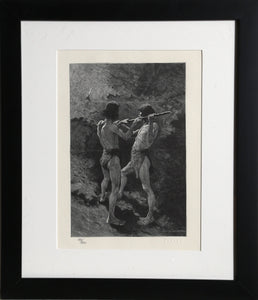 Mexican Miners Lithograph | Frederic Remington,{{product.type}}