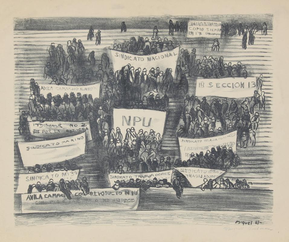 Mexico #5 Lithograph | Marshall Goodman,{{product.type}}