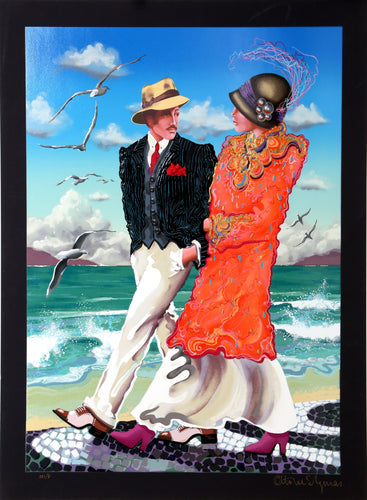 Miami Beach Screenprint | Otto Aguiar,{{product.type}}