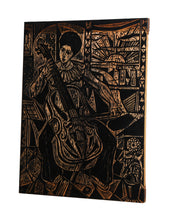 Michelle Cello Woodcut | Irving Amen,{{product.type}}