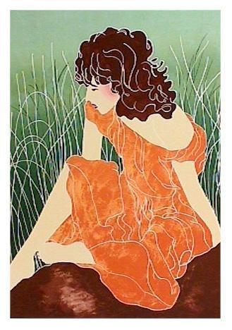 Michelle Lithograph | Gina Lombardi Bratter,{{product.type}}