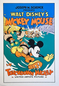 Mickey Mouse in Touchdown Mickey Poster | Walt Disney Studios,{{product.type}}